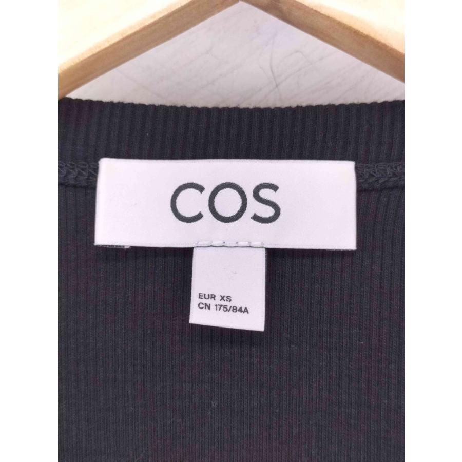 COS(コス) SLIM RIBBED T-SHIRT スリムフィットリブTシャツ メンズ
