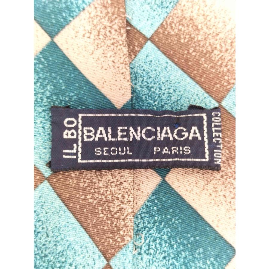 BALENCIAGA（バレンシアガ） チェック柄シルクネクタイ メンズ 表記無