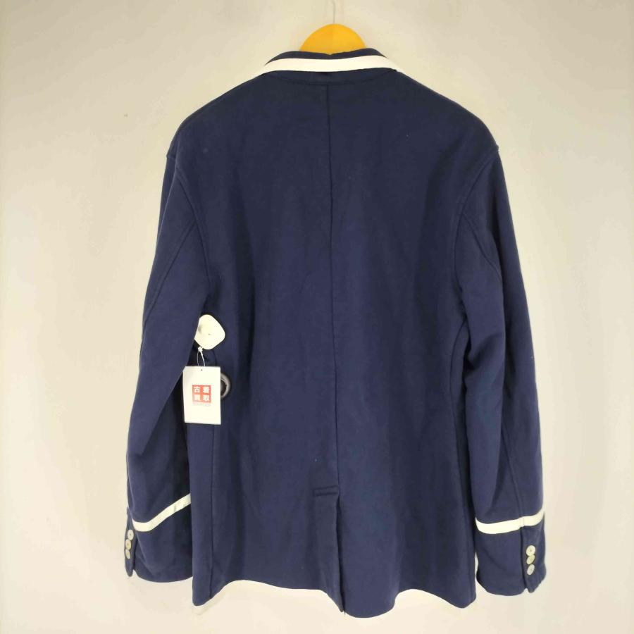 90s ポロバイラルフローレン ネイビー コットン ダブル ブレザー ピンズ Polo by RALPH LAUREN(ポロバイラルフローレン) 90S 刺繍 紺ブレ