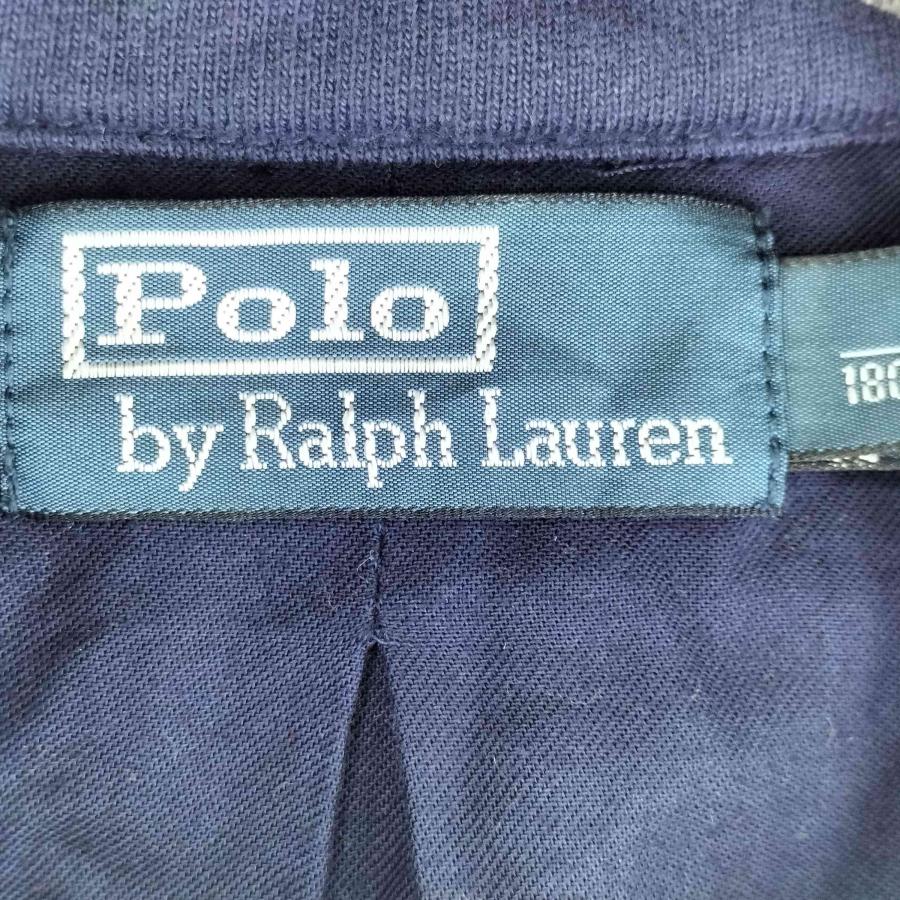 90s ポロバイラルフローレン ネイビー コットン ダブル ブレザー ピンズ Polo by RALPH LAUREN(ポロバイラルフローレン) 90S 刺繍 紺ブレ