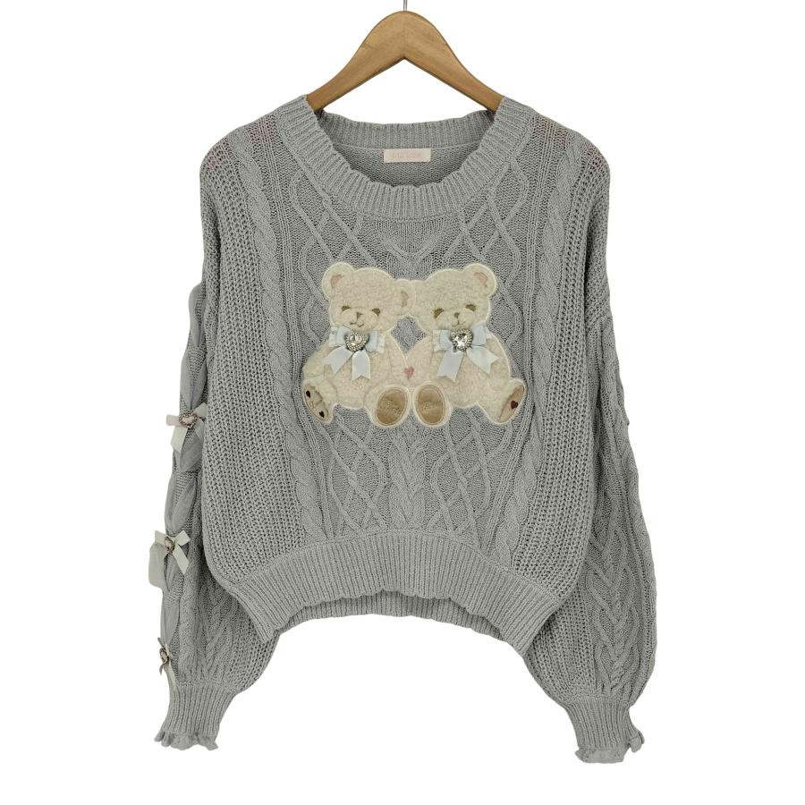 LIZ LISA（リズリサ） Twins Bears ニットトップス レディース JPN：0 