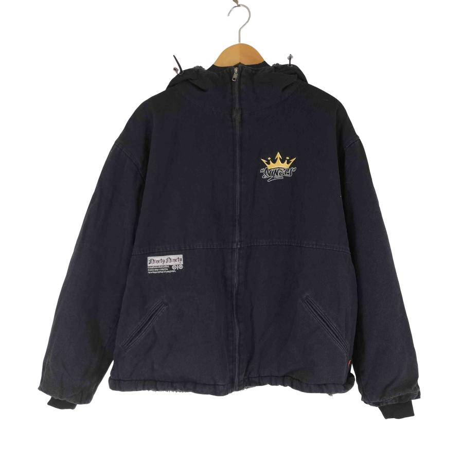 9090 9090(ナインティナインティ) King Logo Hooded Work Jacket