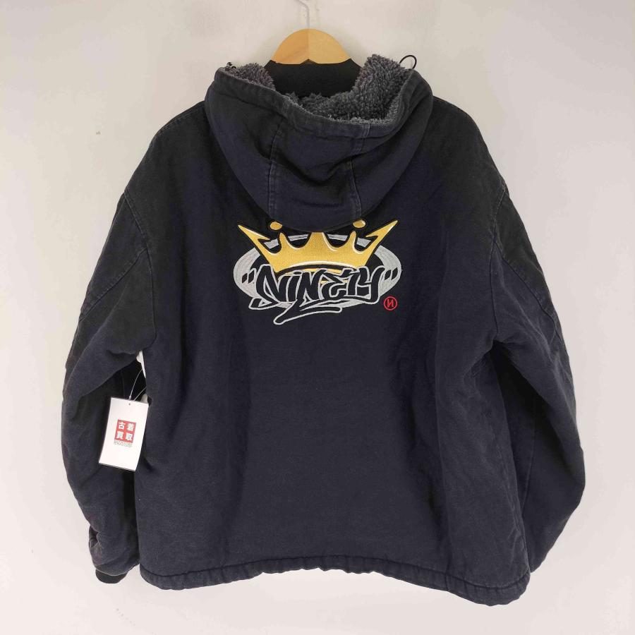 9090 9090(ナインティナインティ) King Logo Hooded Work Jacket