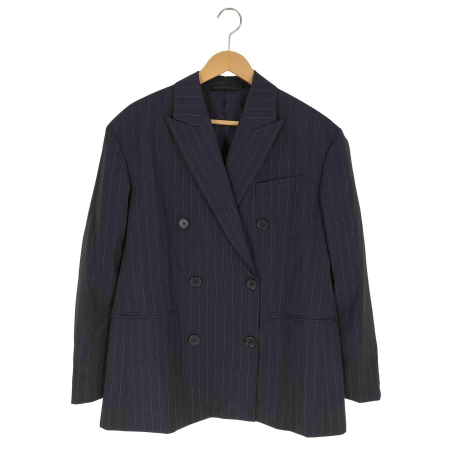COS(コス) ストライプ ダブルブレストジャケット レディース 36 中古 