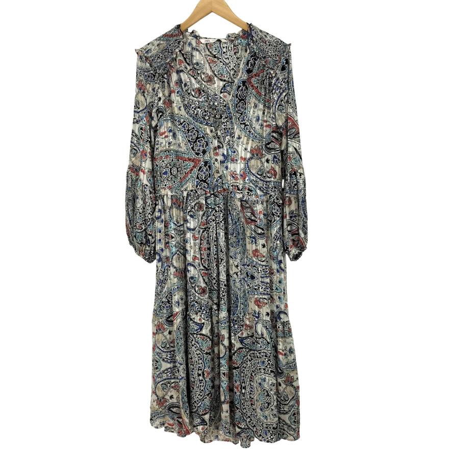 ZARA（ザラ） ペイズリー柄 ロングワンピース レディース import：XS