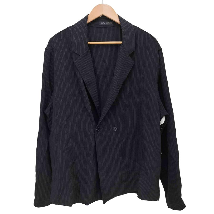 ZARA（ザラ） DOUBLE BREST JACKET ストライプ ダブル サマー