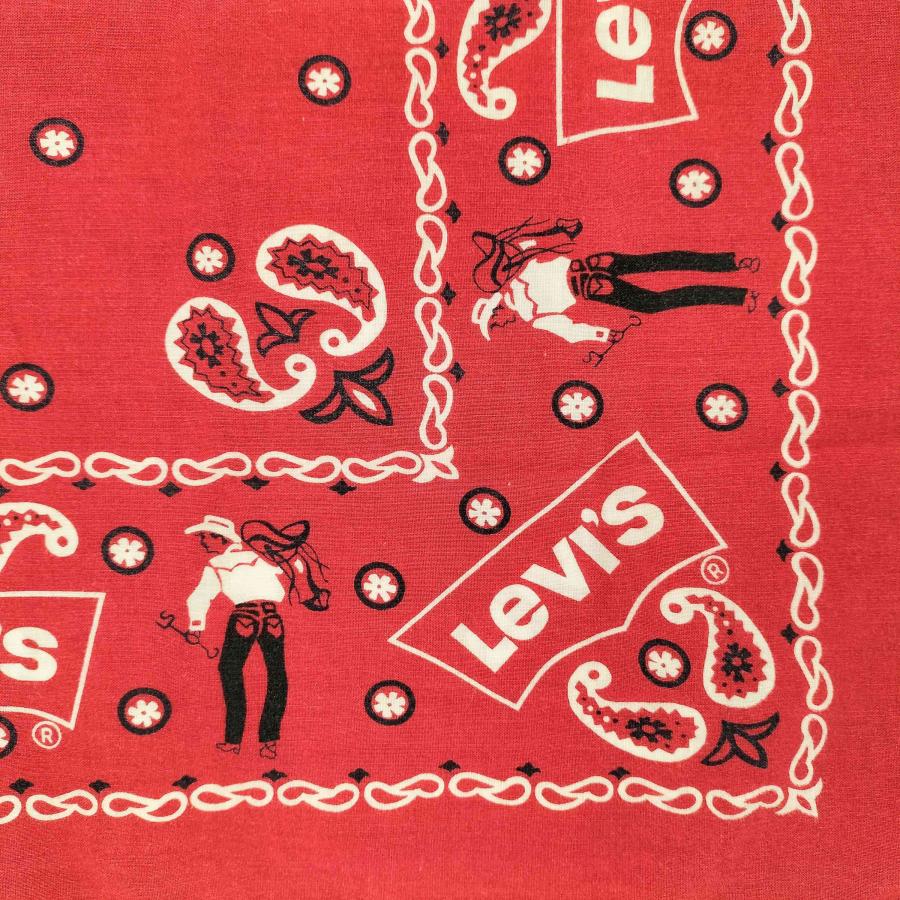 USA製 70s Levi's ヴィンテージ バンダナ WASH FAST Levi's（リーバイス） Levis(リーバイス) 70s vintage WASH FAST