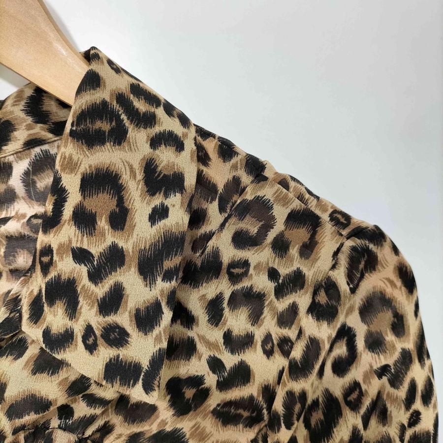 Ray BEAMS（レイ ビームス） 25SS レオパードシャーリング ブラウス 