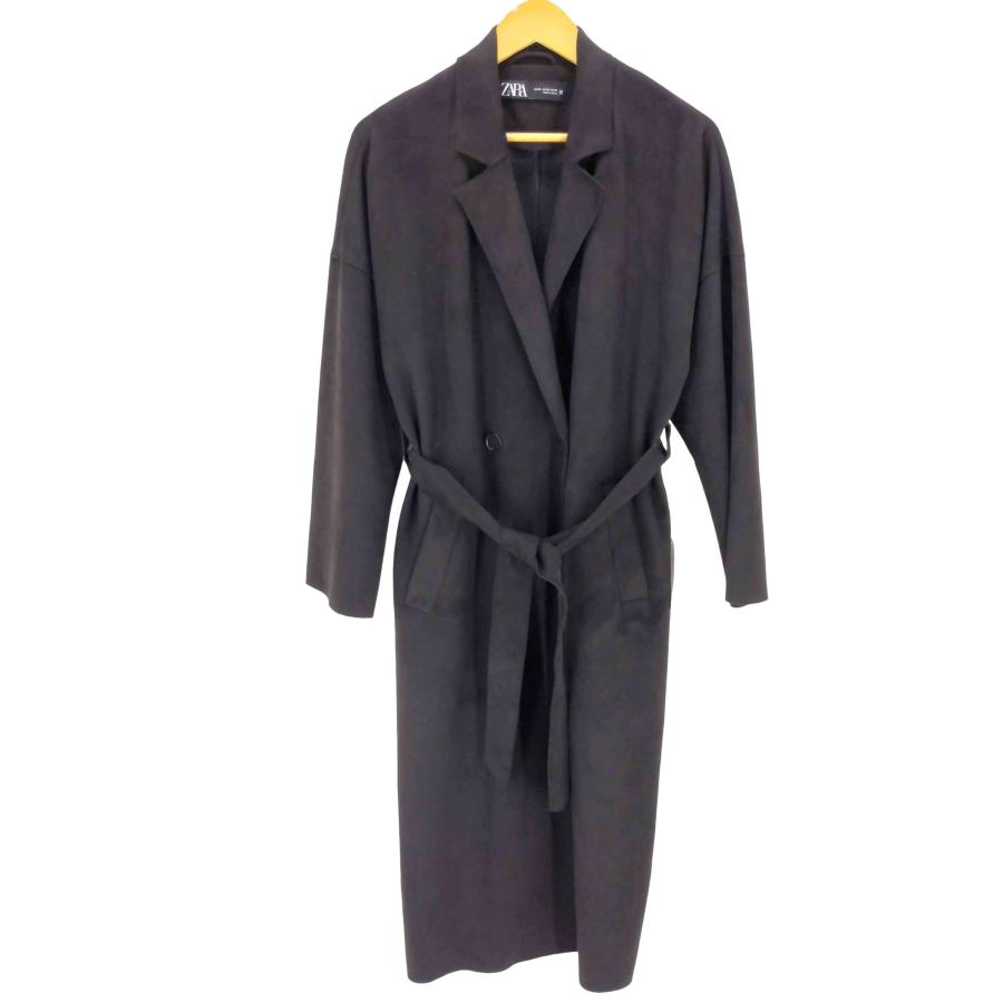 ZARA MAN スエードロングコート XL ZARA（ザラ） ロングコート フェイクスエード メンズ import：S 中古