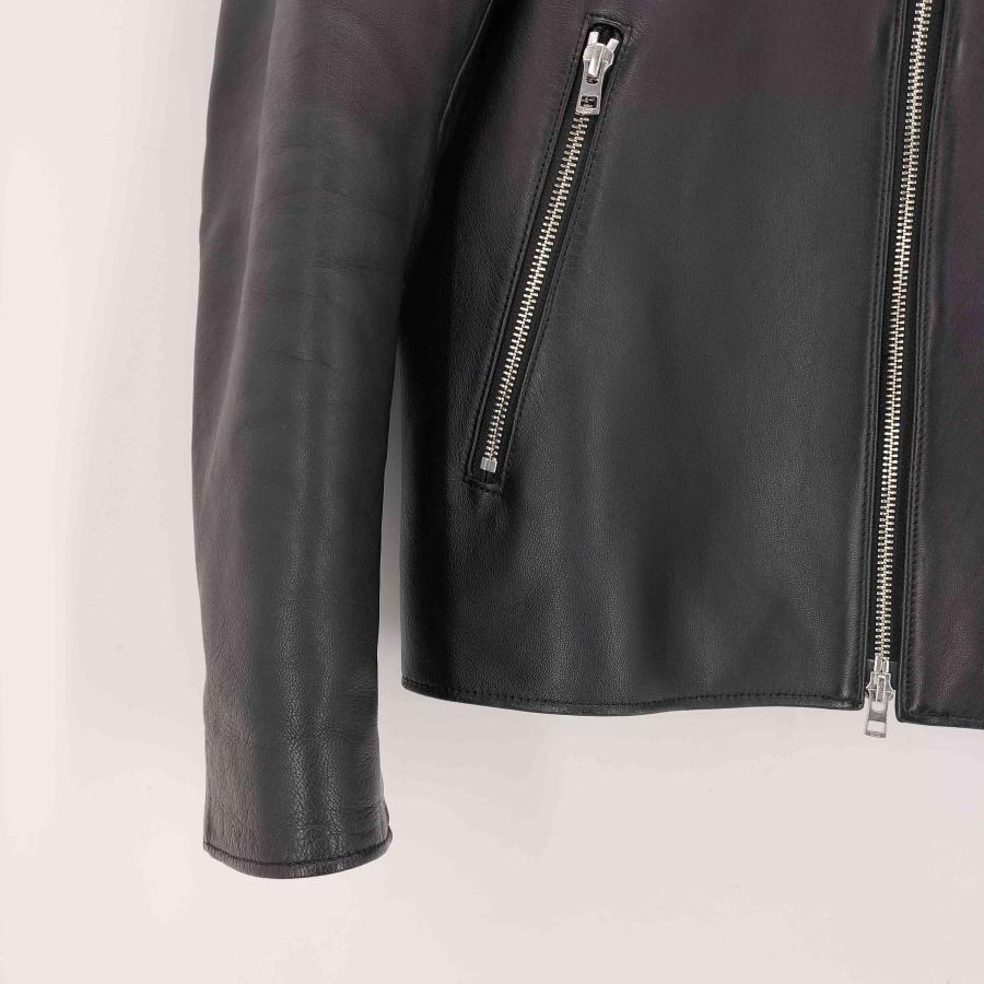 LIDnM ブラック シングルライダースジャケット　Ｍサイズ　新品、未使用 LIDnM（リドム） SINGLE RIDERS JACKET シングル ライダース