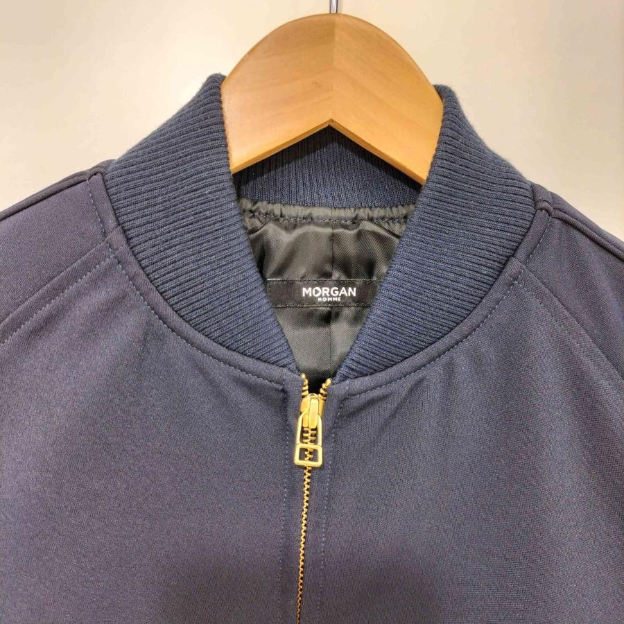 MORGAN HOMME（モルガンオム） ナイロン ジップアップ ブルゾン メンズ 