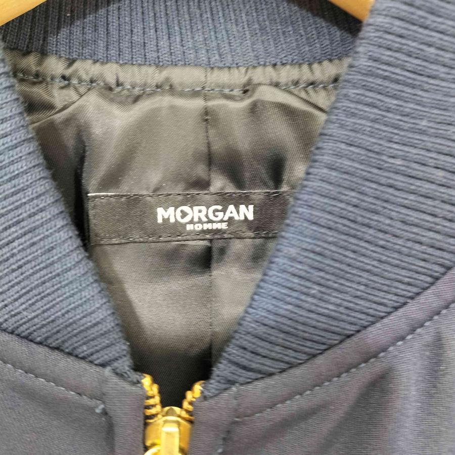 MORGAN HOMME（モルガンオム） ナイロン ジップアップ ブルゾン メンズ 