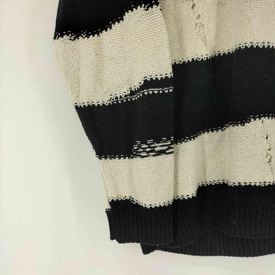 ZARA（ザラ） ダメージ加工 ボーダーニット レディース import：M 中古