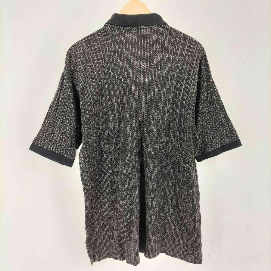 VAN HEUSEN(ヴァンヒューゼン) 90s 総柄ポロシャツ メンズ M 中古 古着 