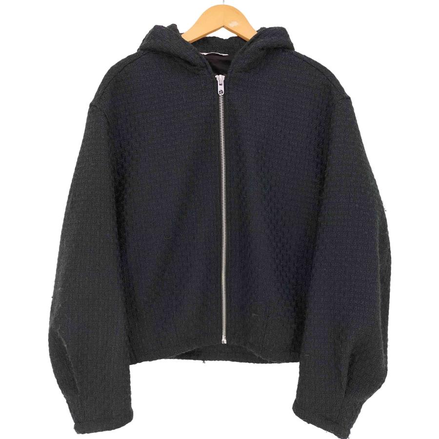 ZARA（ザラ） イレギュラー ジャカード フーデッド ジャケット メンズ 