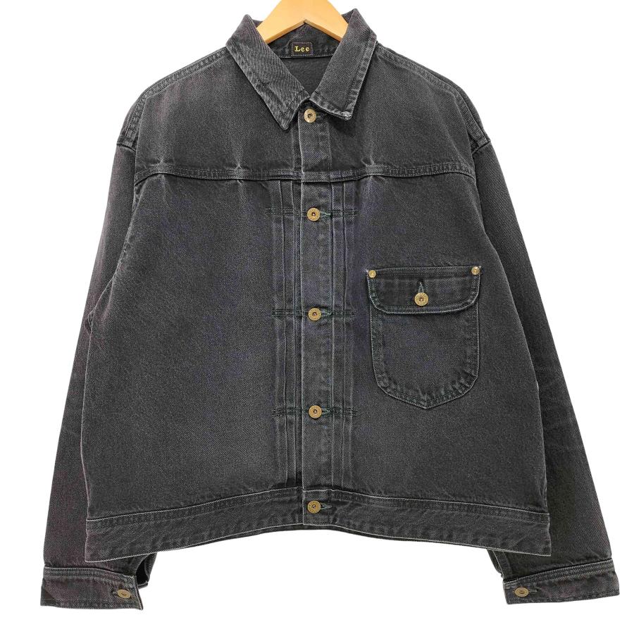 Lee リー カウボーイジャケット 101j Gジャン ブラックデニム L Lee（リー） 101J COWBOY BLACK DENIM JACKET カウボーイ ブラック