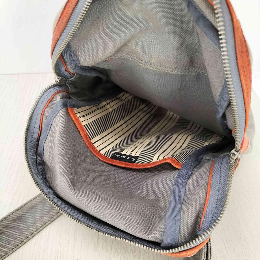 Paul Smith（ポール・スミス） キャンバスレザーショルダーバッグ