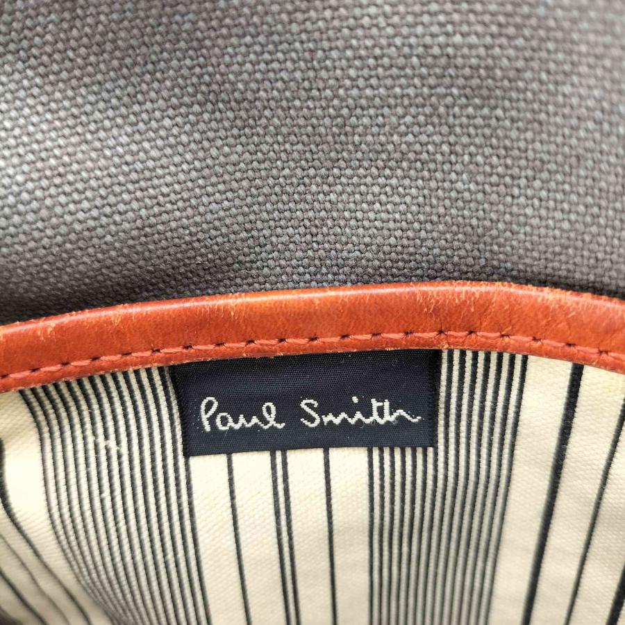 Paul Smith（ポール・スミス） キャンバスレザーショルダーバッグ
