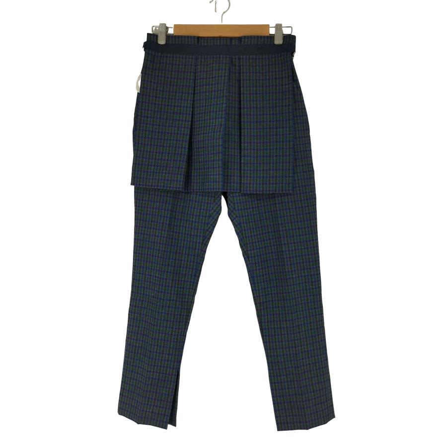 sacai（サカイ） レイヤードスカート チェック スラックス レディース 