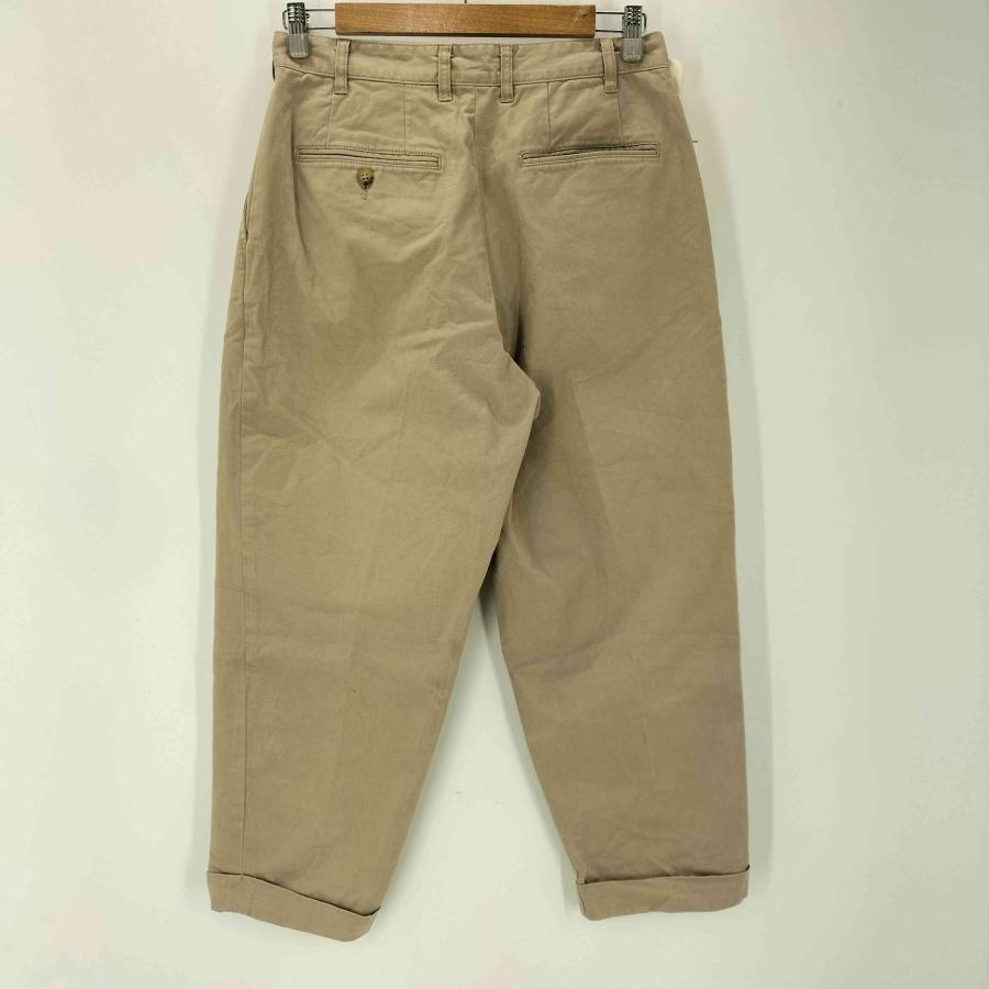 BEAMS+（ビームスプラス） 2 Pleats Tapered Twill チノパンツ メンズ