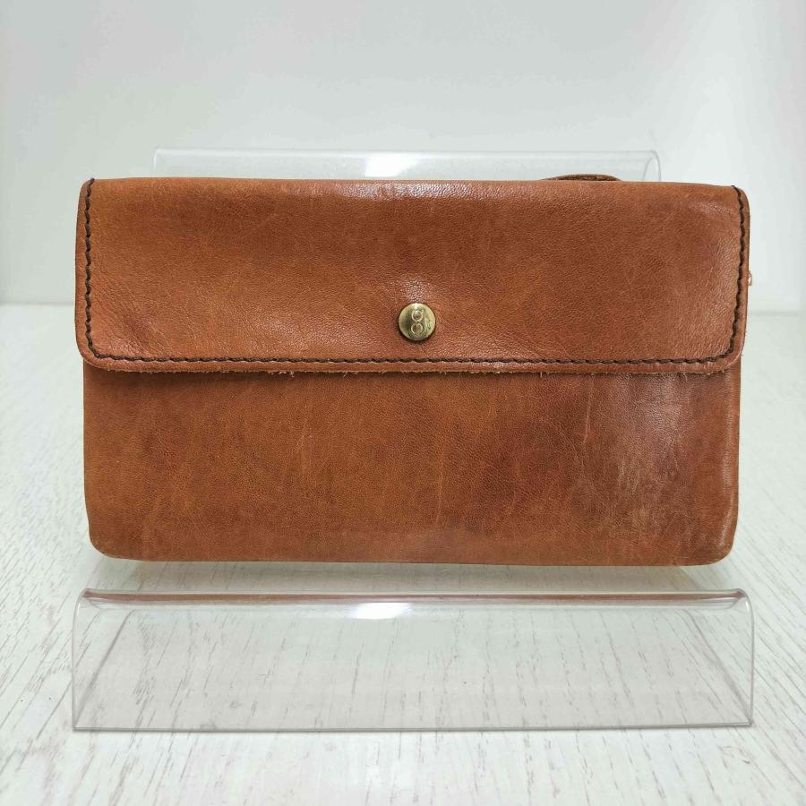 genten（ゲンテン） 型押しロゴ レザー 長財布 メンズ 表記無 中古