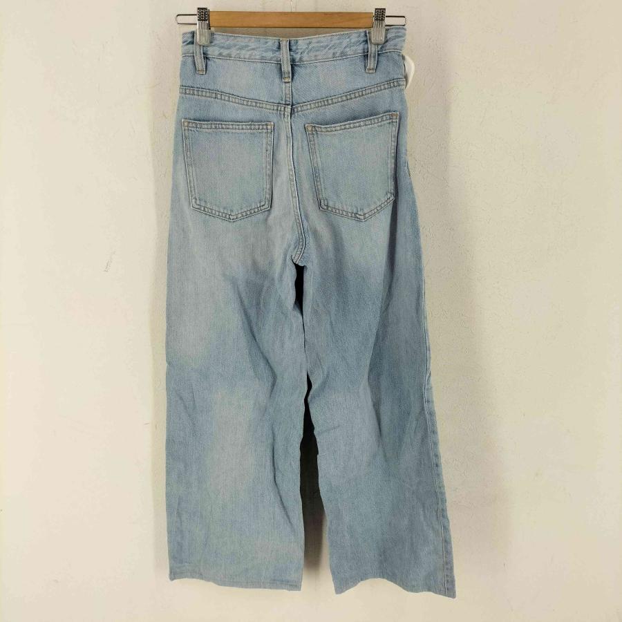 ZARA（ザラ） ダメージ加工 バギーデニムパンツ レディース 32 中古