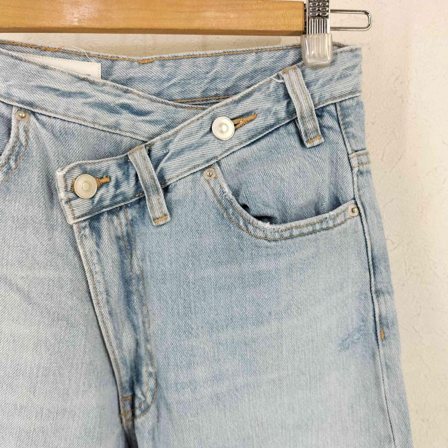 ZARA（ザラ） ダメージ加工 バギーデニムパンツ レディース 32 中古