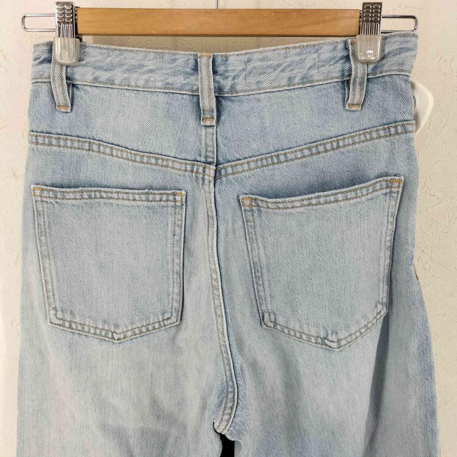 ZARA（ザラ） ダメージ加工 バギーデニムパンツ レディース 32 中古