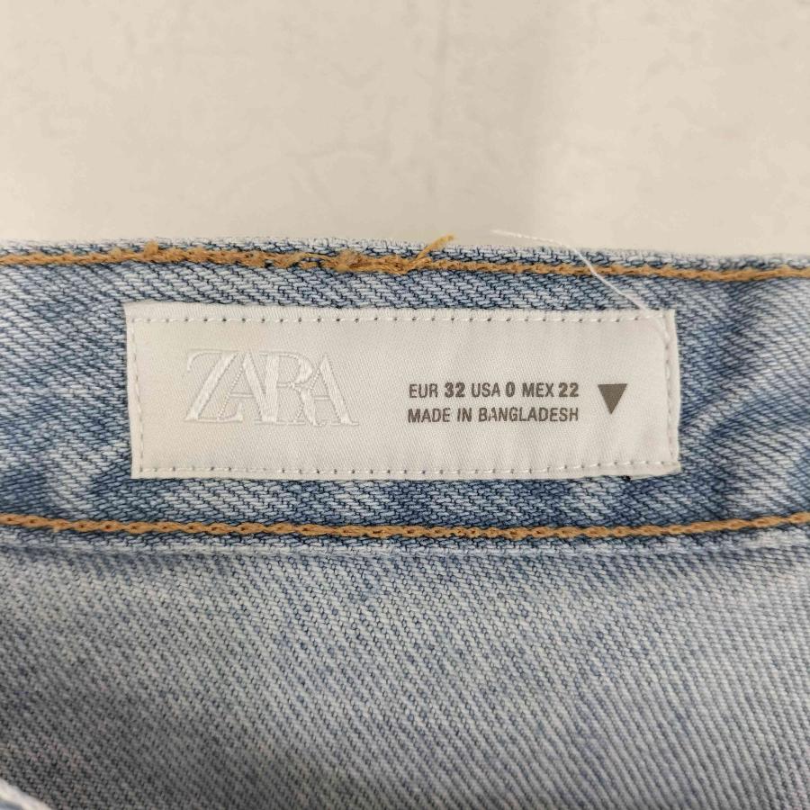ZARA（ザラ） ダメージ加工 バギーデニムパンツ レディース 32 中古