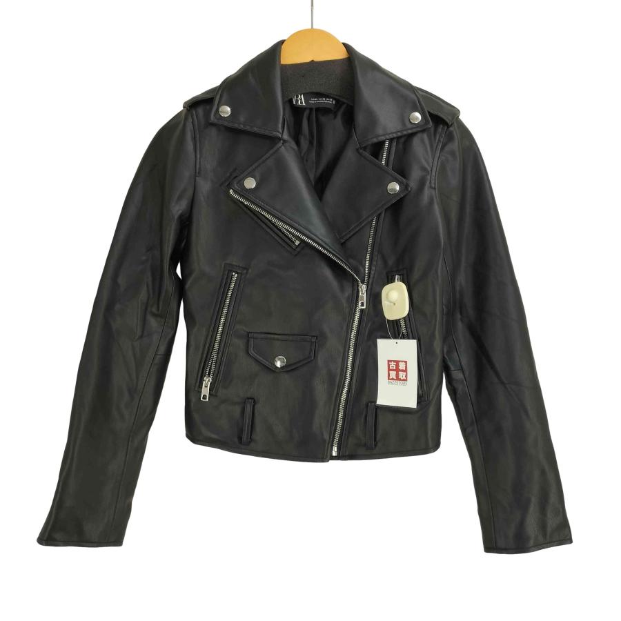 ZARA（ザラ） FAUX LEATHER JACKET レディース import：XS 中古 古着 