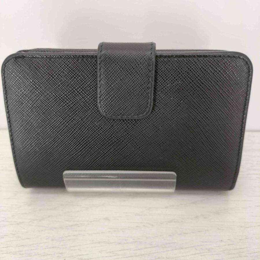 未使用に近い PRADA プラダ 二つ折り財布 サフィアーノレザー PRADA（プラダ） サフィアーノ 二つ折り財布 レディース 表記無 中古