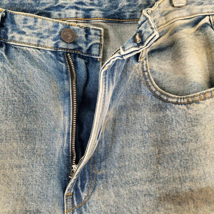 ZARA（ザラ） ヴィンテージ加工 バギーフィットジーンズ メンズ JPN