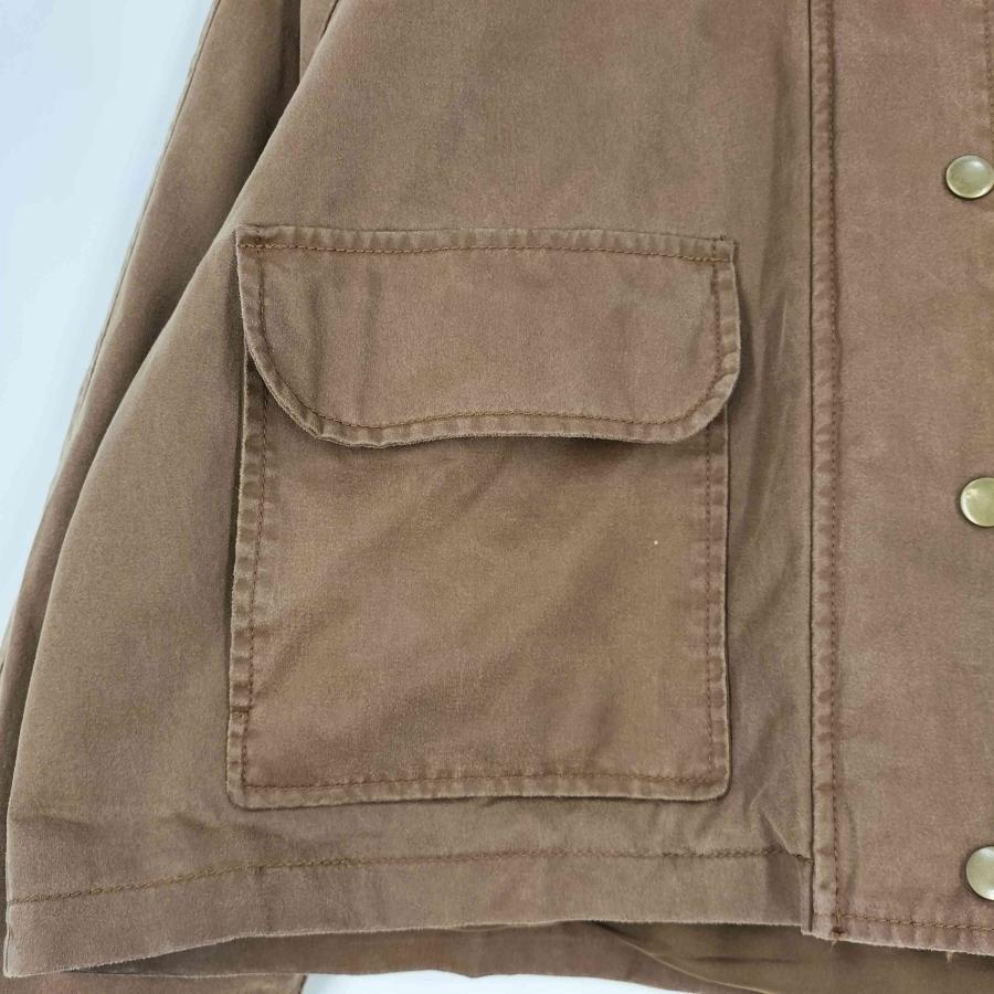 ZARA（ザラ） コントラストカラー ワックス ジャケット レディース