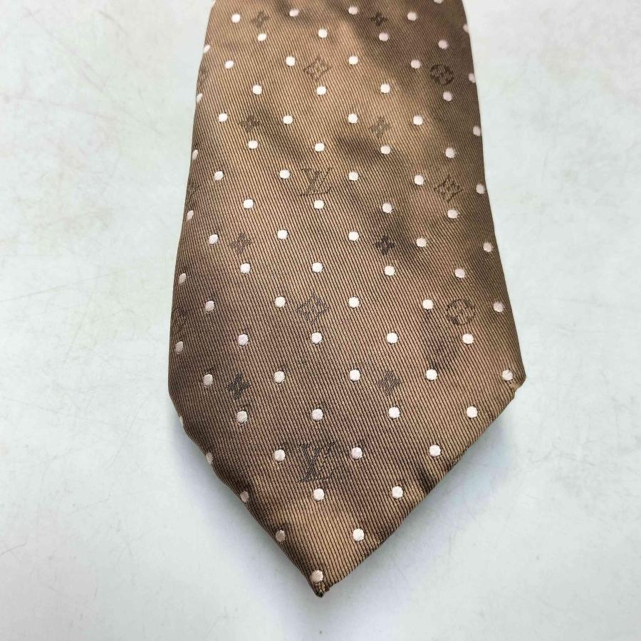 LOUIS VUITTON(ルイヴィトン) ドット モノグラム シルク ネクタイ