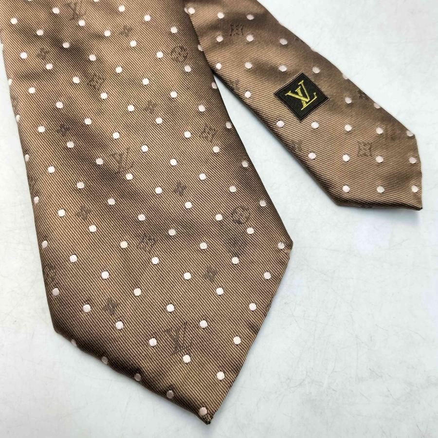 LOUIS VUITTON(ルイヴィトン) ドット モノグラム シルク ネクタイ