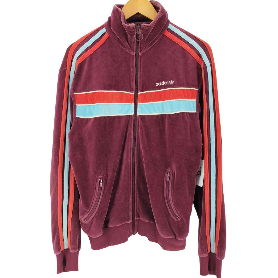 adidas（アディダス） 復刻 万国旗タグ ベロアトラックジャケット 