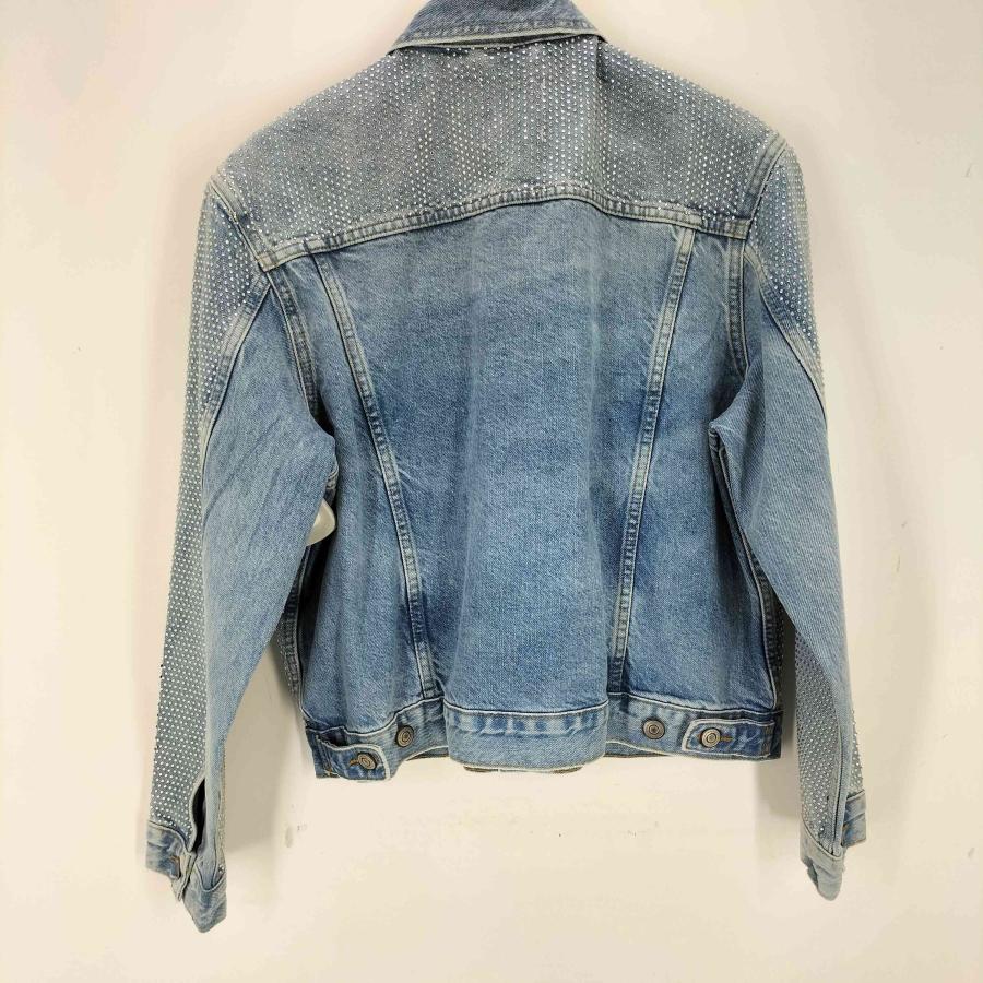 ZARA（ザラ） ラインストーンデニムジャケット レディース S 中古 古着