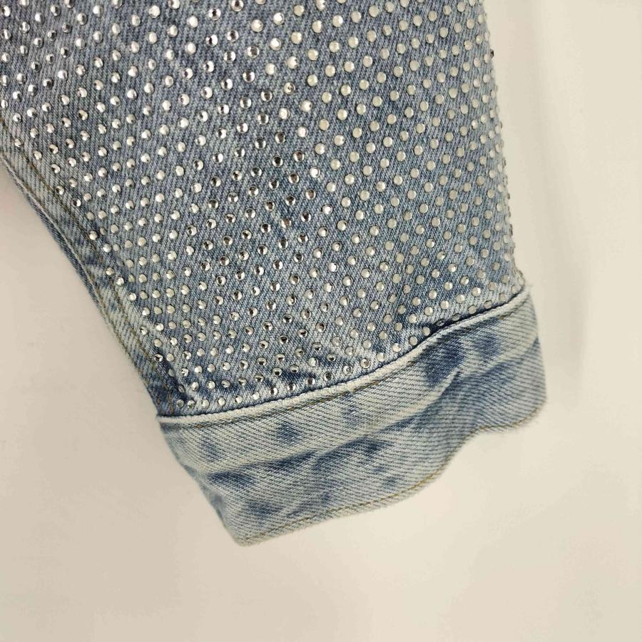 ZARA（ザラ） ラインストーンデニムジャケット レディース S 中古 古着