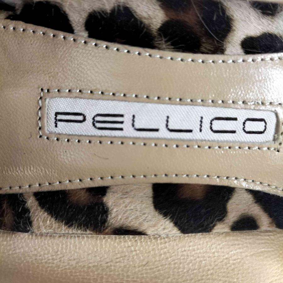 PELLICO（ペリーコ） Y2K レオパード ハラコ ヒールパンプス