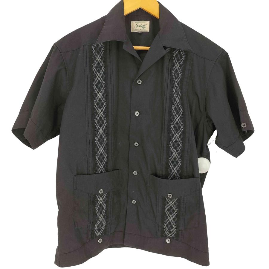 Cuba shirt キューバシャツ 古着 Schott N Y C ショット Schott