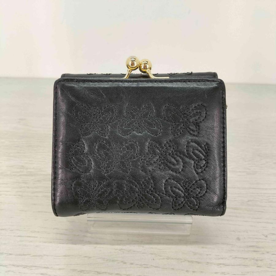 【極美品】ANNA SUI アナスイ　ダリア　がま口　バタフライ　二つ折り財布 ANNA SUI（アナスイ） エターナル バタフライ がま口二つ折り財布