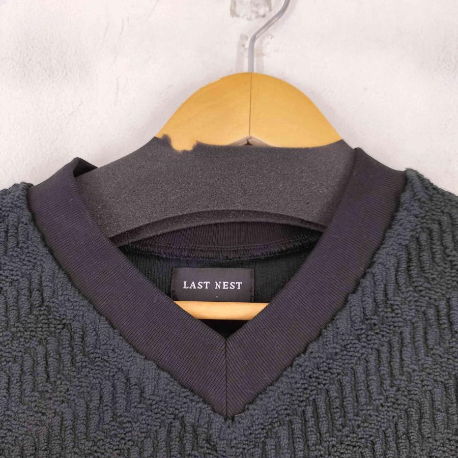 LAST NEST(ラストネスト) Logo Embroidery Knit Vest メンズ JPN：L 