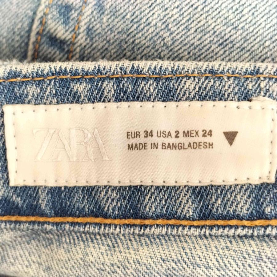 ZARA（ザラ） 七分丈 ダメージ加工 デニムバギーショーツ メンズ USA 2
