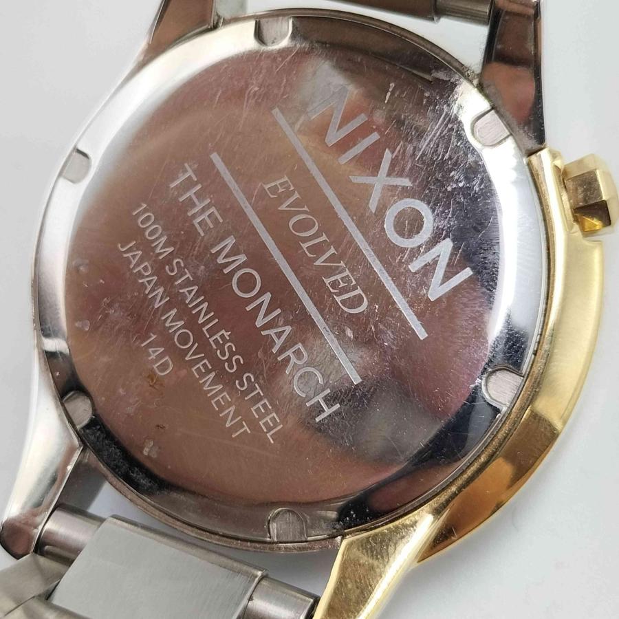 NIXON（ニクソン） Ladies THE MONARCH Silver Light Gold Watc 中古 