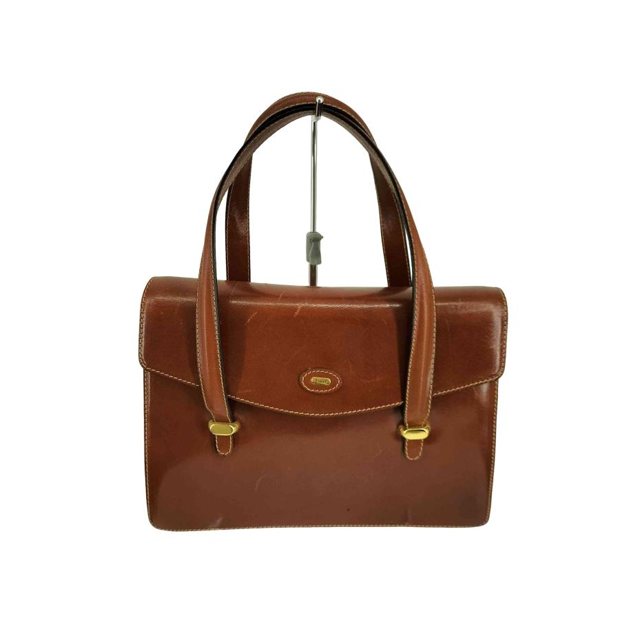 Bally（バリー） ゴールドプレート レザー ハンドバッグ レディース 