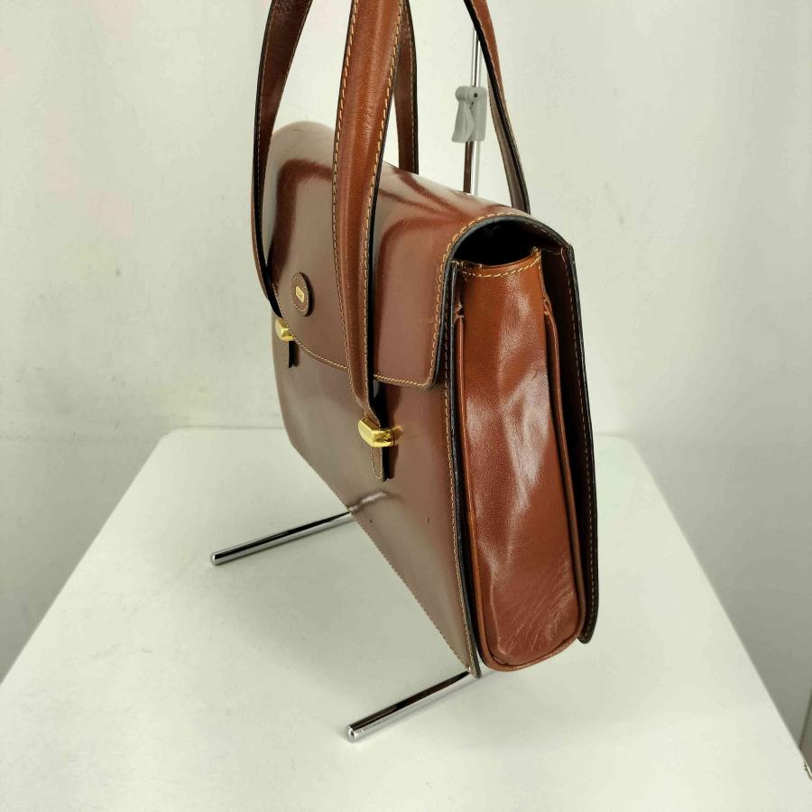 Bally（バリー） ゴールドプレート レザー ハンドバッグ レディース 