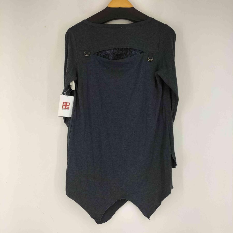 ALGONQUINS ドレープ 長袖 カットソー ALGONQUINS（アルゴンキン） ドレープデザイン レイヤード カットソー