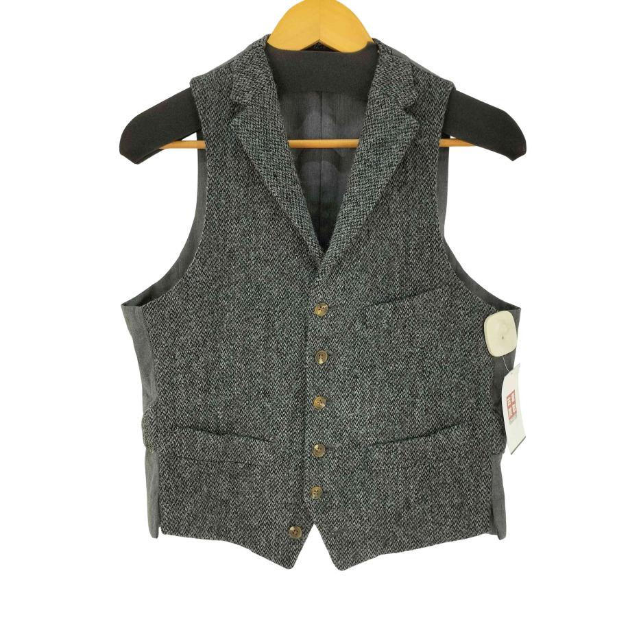 c*2様 ぺ*ぺ様 ヴィンテージ Harris Tweed ツイードベスト HARRIS TWEED（ハリスツイード） ツイードベスト メンズ 表記無 中古