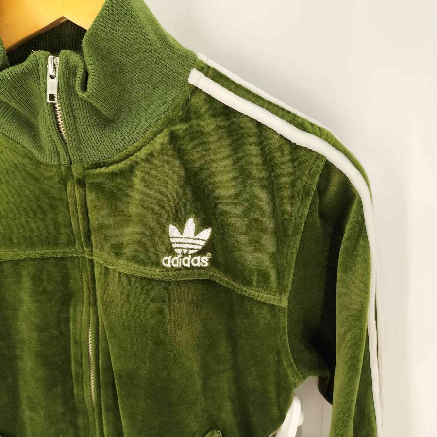 adidas（アディダス） 万国旗タグ ベロアトラックジャケット 