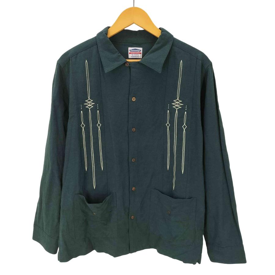 KUSTOMSTYLE(カスタムスタイル) レーヨン 麻 リネン L/S キューバ